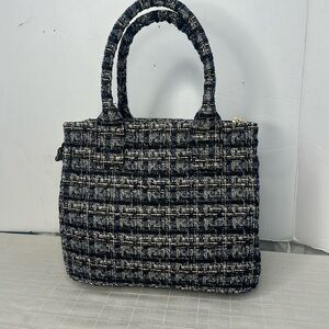 JCrew Small tweed structured tote bag